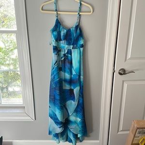 White house black market maxi dress